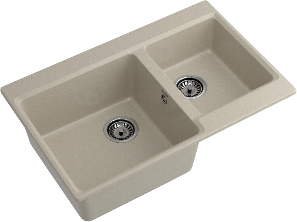 GranFest LEVEL GF-LV-780K, мойка, мрамор, топаз