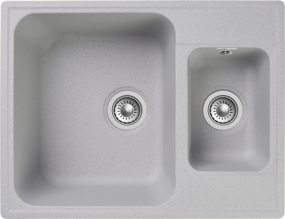 GranFest QUARZ GF-Z09, мойка, гранит, серый