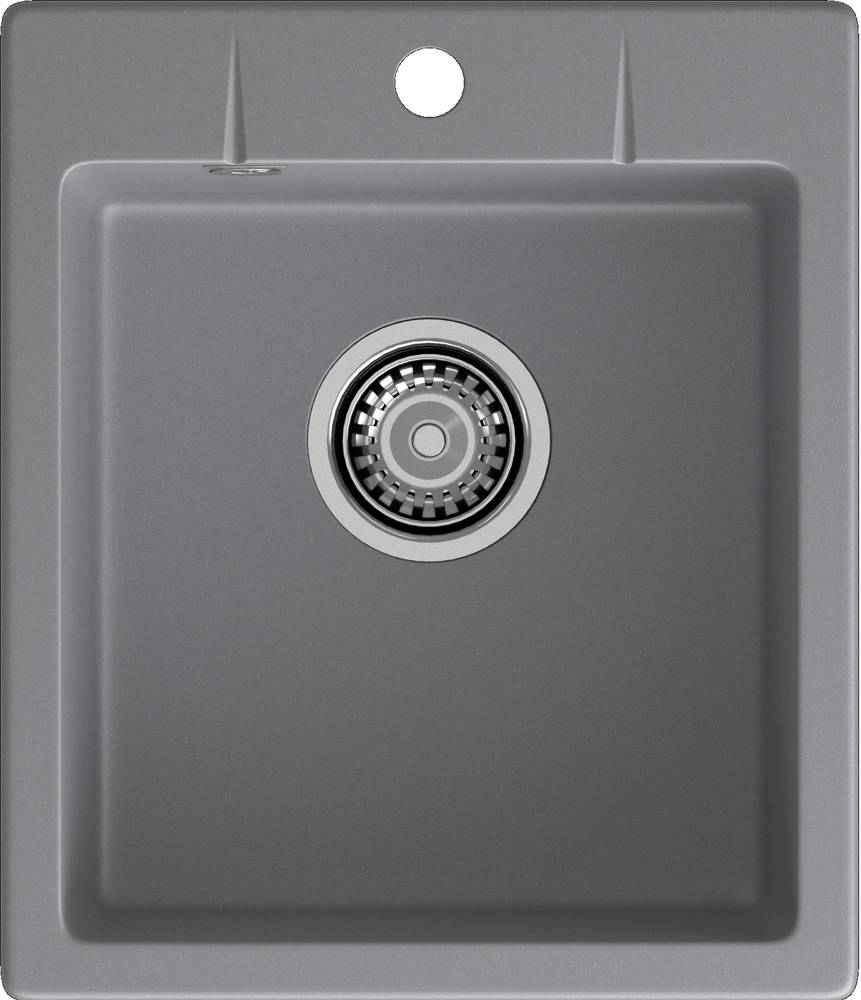 GranFest URBAN 242, мойка, гранит, темно-серый
