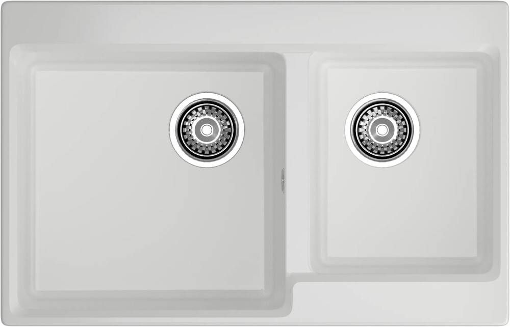 GranFest LEVEL GF-LV-780K, мойка, мрамор, иней