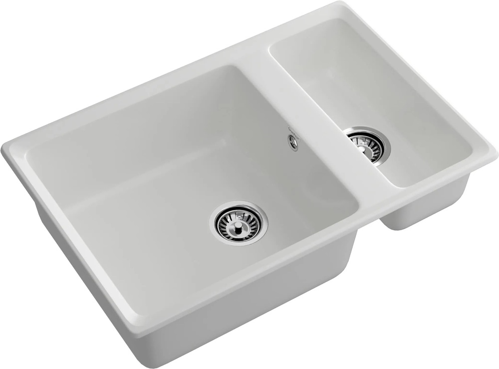 GranFest LEVEL GF-LV-760K, мойка, мрамор, иней