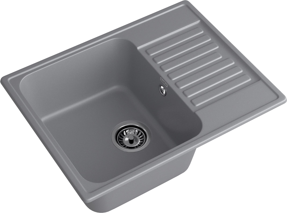 GranFest QUARZ GF-Z13, мойка, гранит, темно-серый