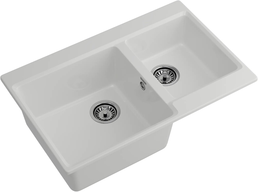 GranFest LEVEL GF-LV-780K, мойка, мрамор, иней