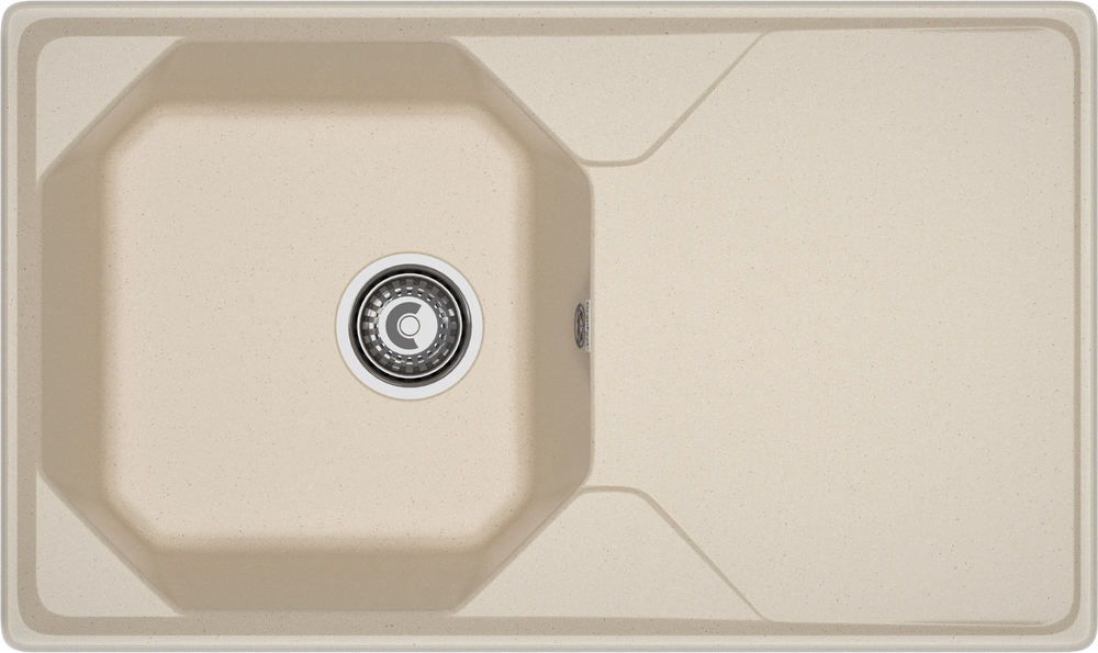 GranFest UNIQUE GF-U-840L, мойка, мрамор, кашемир