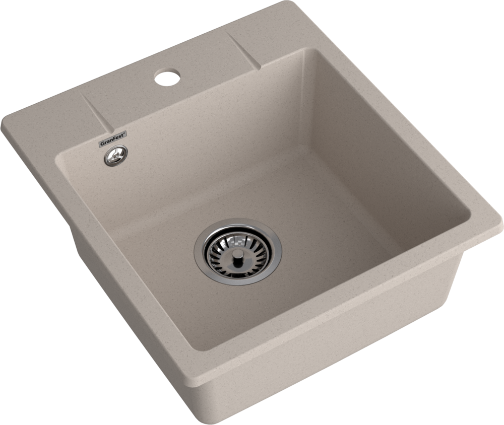 GranFest URBAN 245, мойка, гранит, песочный