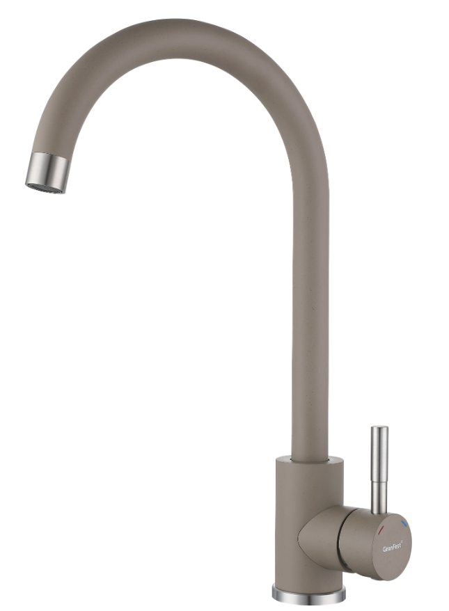 GranFest GF-Z-5410, смеситель, гранит, песочный