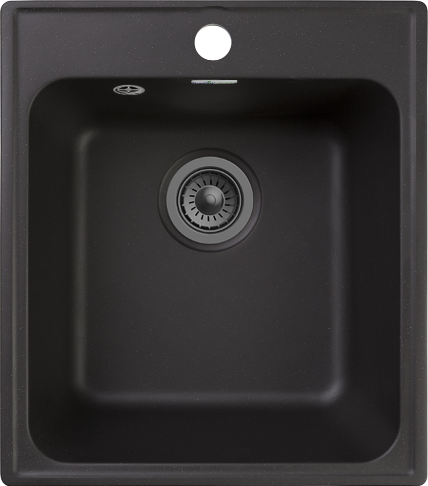 GranFest QUARZ GF-Z17, мойка, гранит, черный