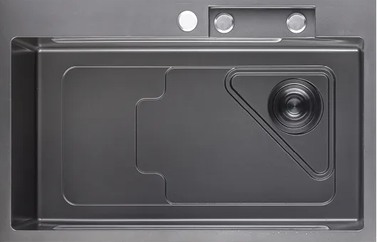 GranFest 7246 PVD, мойка, нержавеющая сталь, графит