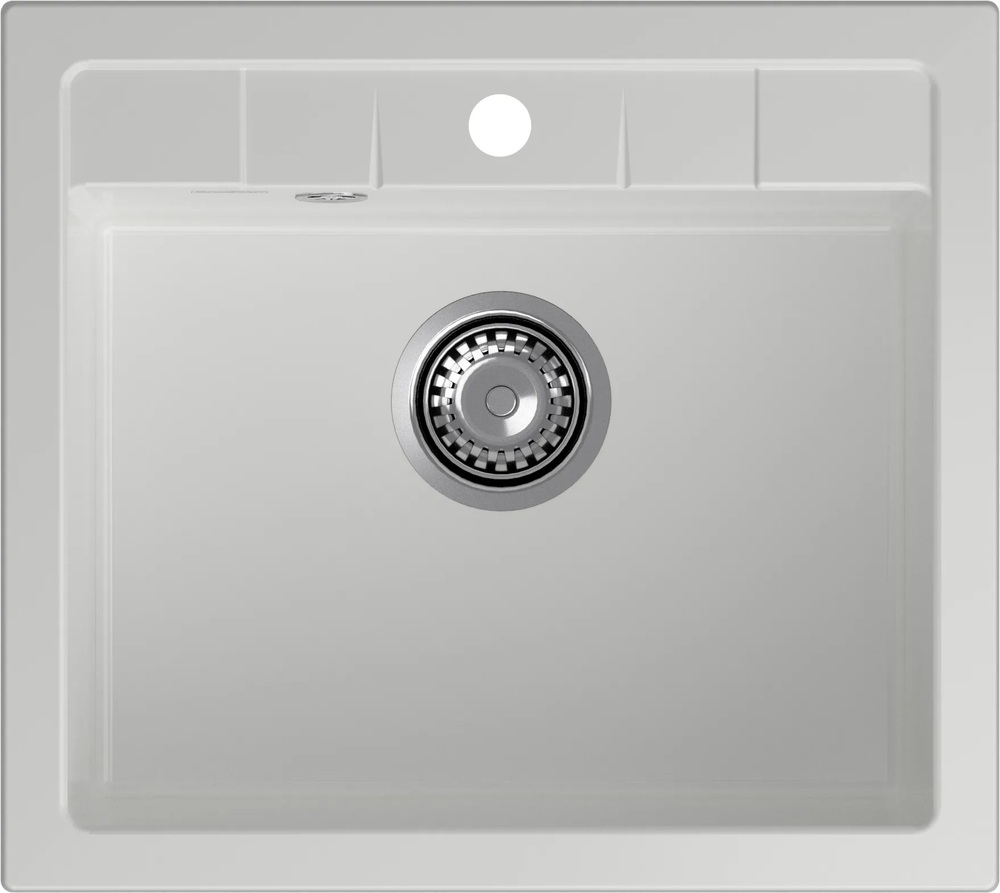 GranFest QUADRO GF-Q-561, мойка, мрамор, иней