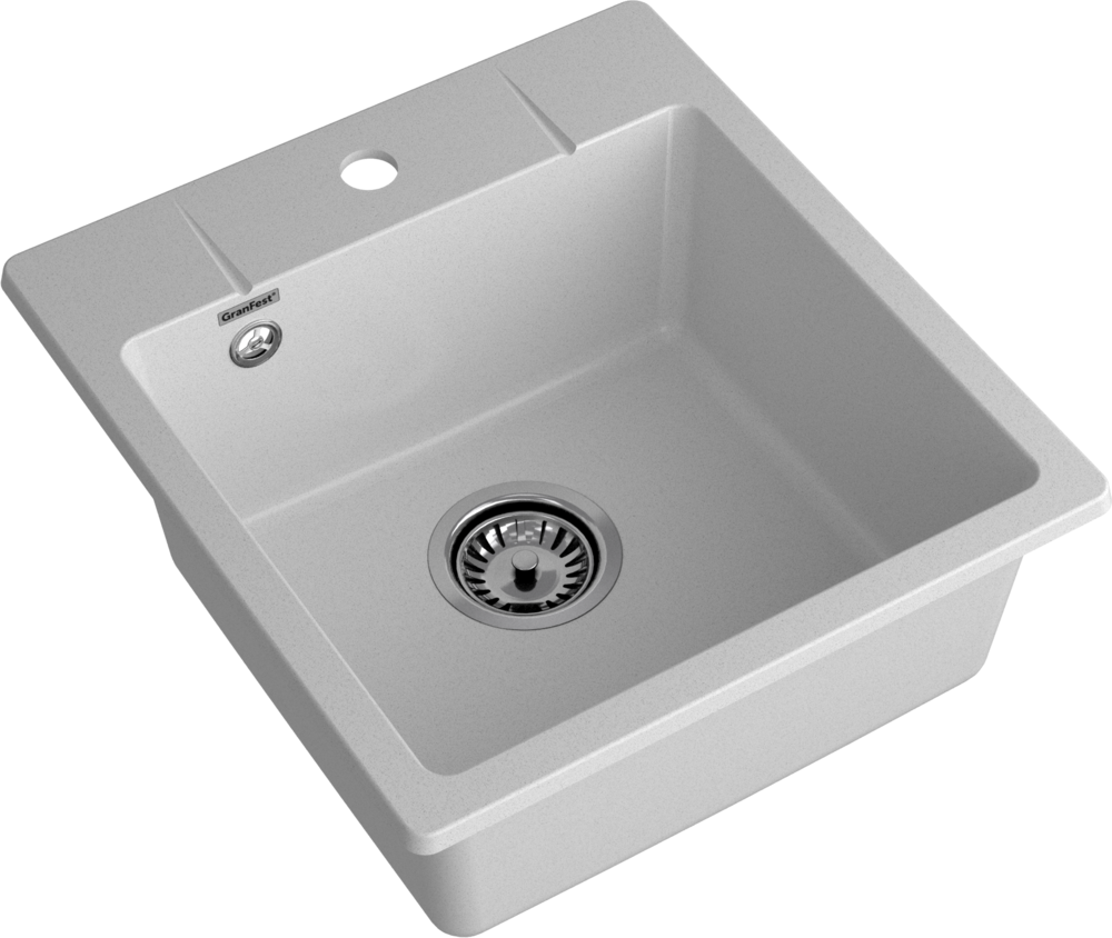 GranFest URBAN 245, мойка, гранит, серый