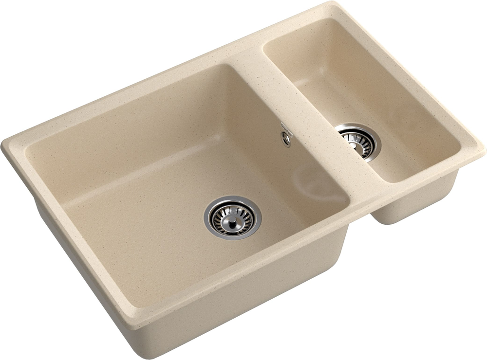 GranFest LEVEL GF-LV-760K, мойка, мрамор, кашемир