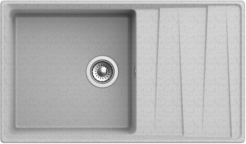 GranFest LEVEL GF-LV-860L, мойка, мрамор, серый