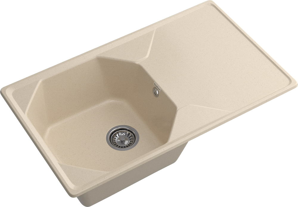 GranFest UNIQUE GF-U-840L, мойка, мрамор, кашемир