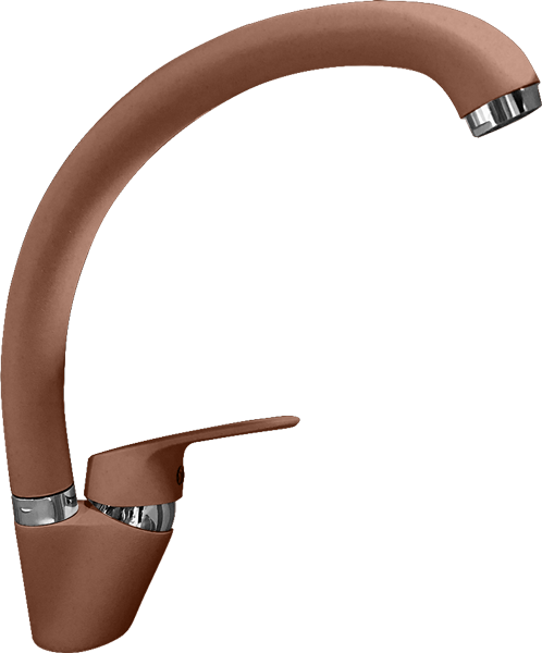 GranFest 3323, смеситель, мрамор, терракот