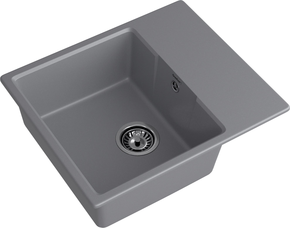 GranFest URBAN GF-UR-658L, мойка, гранит, темно-серый
