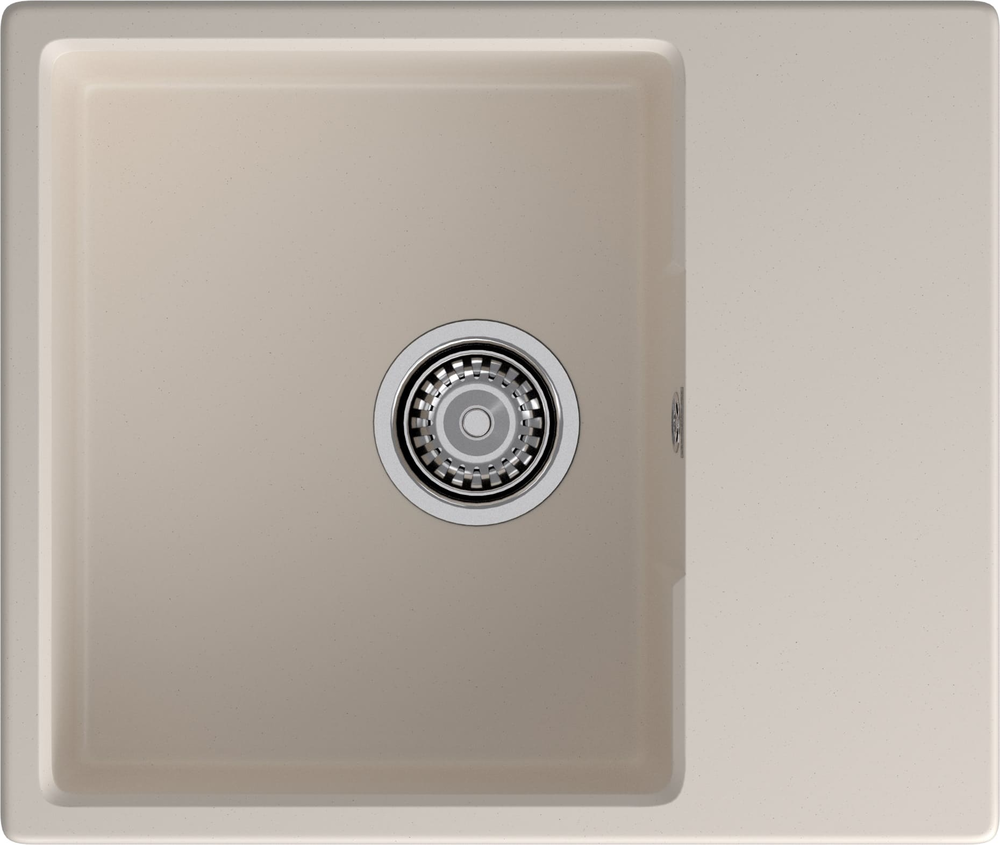 GranFest URBAN GF-UR-658L, мойка, гранит, белый