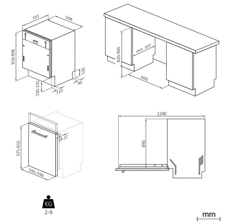 Haier XS 6B0S3SB-08