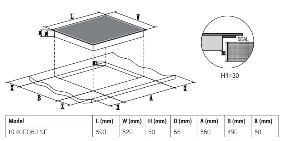 Indesit IS 40CQ60 NE