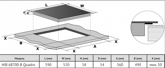 Korting HIB 68700 B Quadro