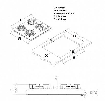 Korting HGG 6420 CN