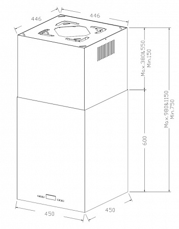 Korting KHA 45970 W Cube