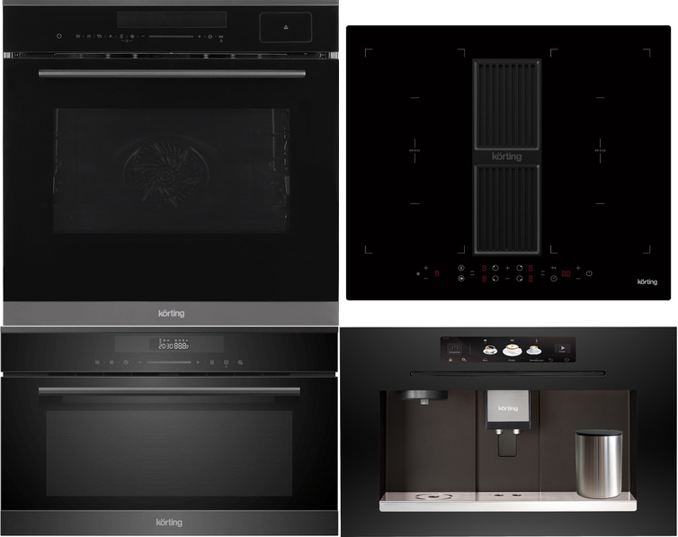 KORTING HIBH 68980 NB + OKB 1350 S GNBX STEAM + KMI 830 GNBX + KCM 9830 BCG