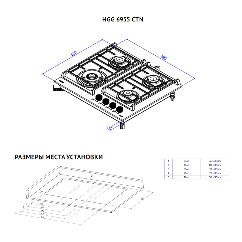 Korting HGG 6955 CTN