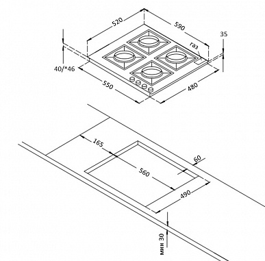 Korting HGG 6734 CTW