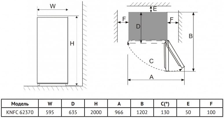 Korting KNFC 62370 W