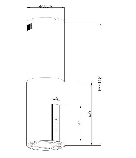 Korting KHA 35808 DN Cylinder