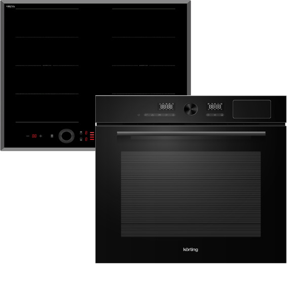 KORTING HIB 68700 B QUADRO + OKB 1650 GN STEAM