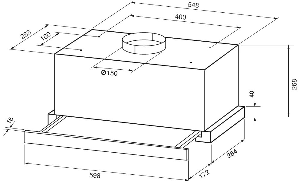 Krona KAMILLA F MAX 600 black SGC AO