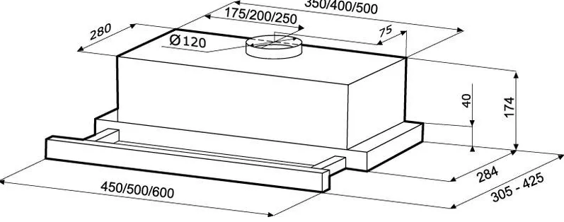 Krona Kamilla 450 inox (1 мотор)