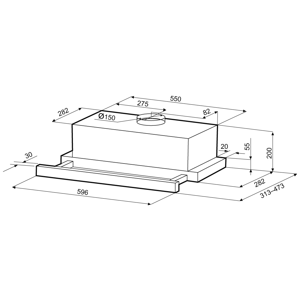 Krona Kamilla slim 600 white  (2 мотора)