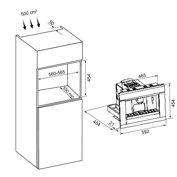 Krona ONYX 45H coffee BL/BL