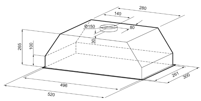 Krona SVEN 600 white SGC