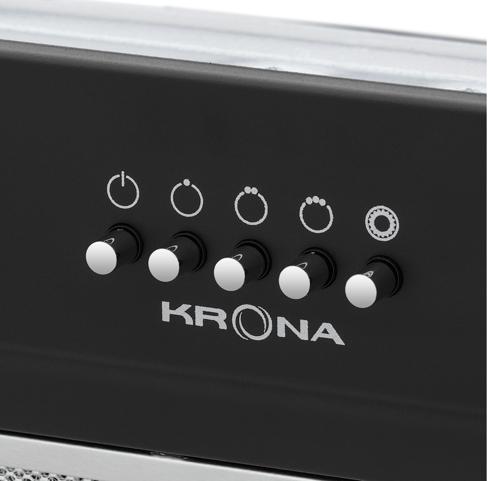 Krona KATE 600 GLASS BLACK PB