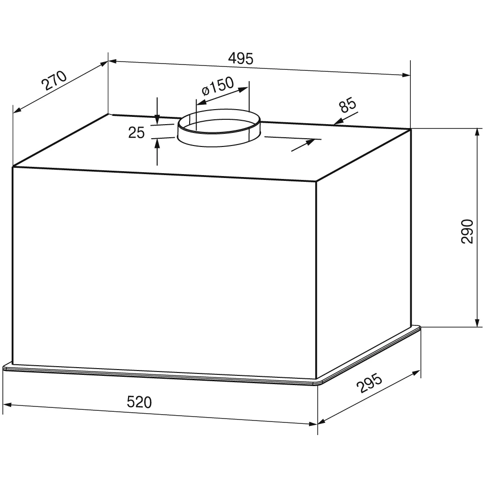 Krona VENUS 600 BLACK S