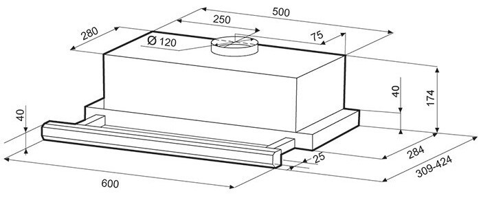 Krona Kamilla T 500 white