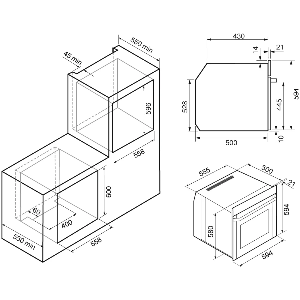 Krona ONYX 60H BL/BL
