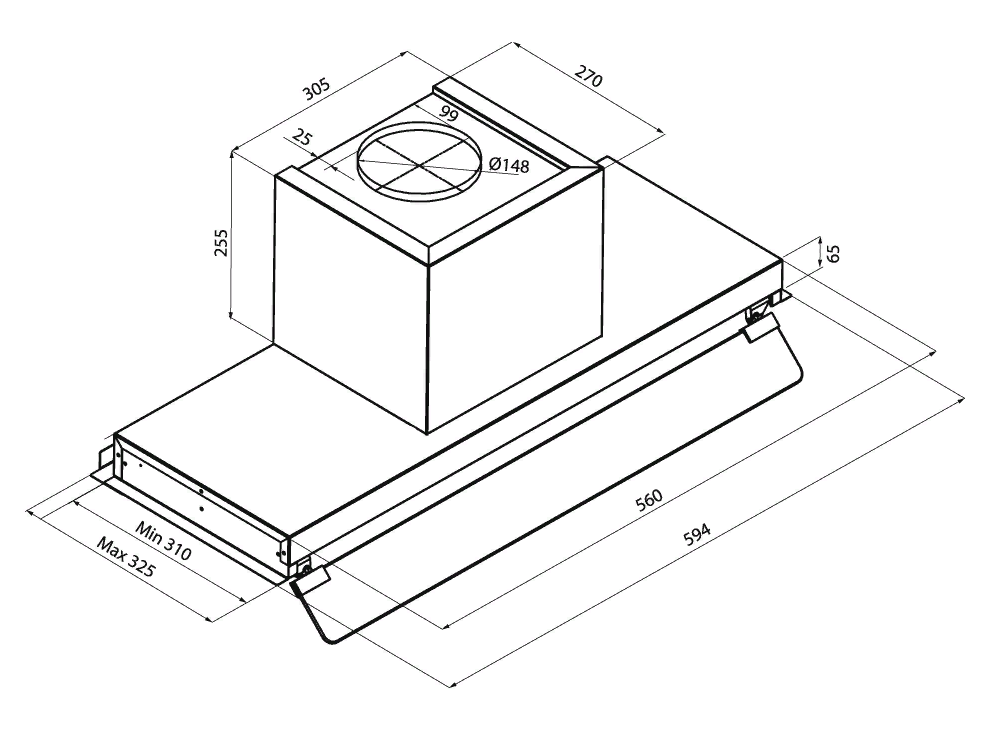 Krona IDA 600 INOX 3P