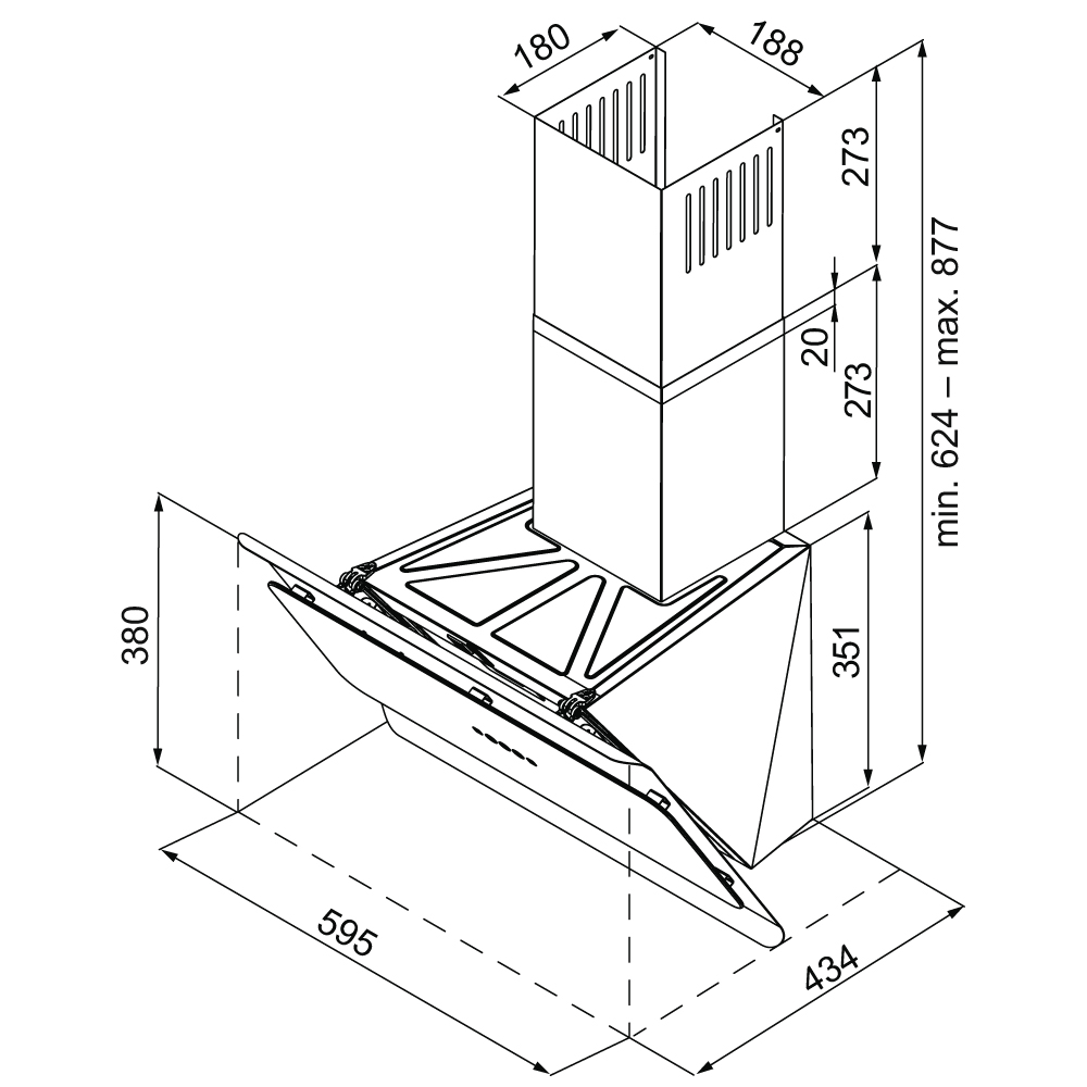 Krona URAN 600 DN WHITE 4S