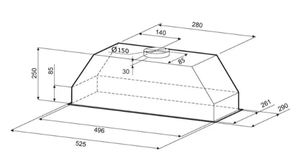 Krona RUNA 600 black PB