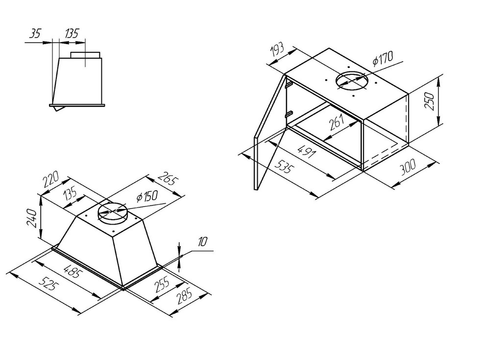 Kuppersberg INLINEA 52 W X