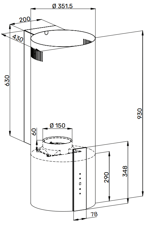 Kuppersberg WL-MOTUBA 35 B