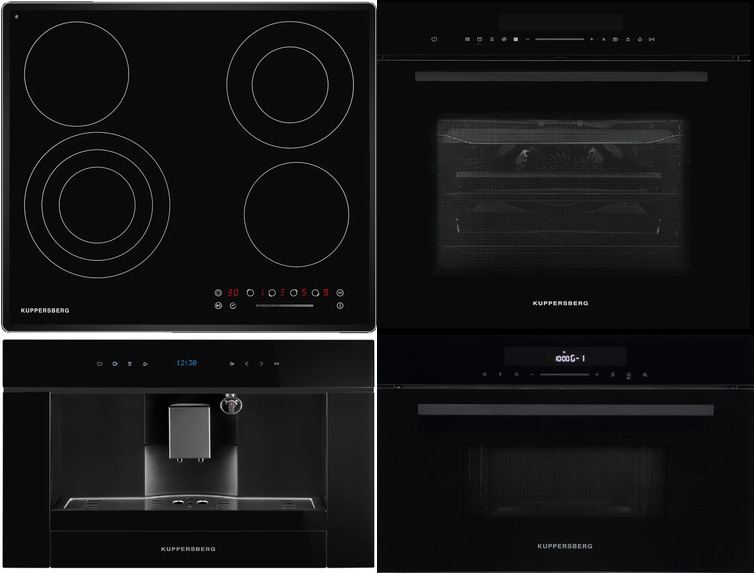 KUPPERSBERG ECS 632 F + HK 616 BLACK + HMW 634 B + KCM 182 BLACK