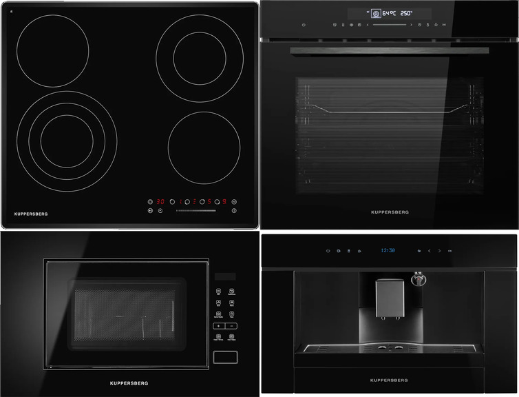 KUPPERSBERG ECS 632 F + HT 613 BLACK + HMW 620 B + KCM 182 BLACK