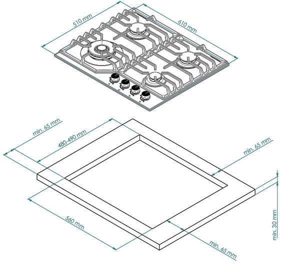 Kuppersberg FS 610 W Bronze
