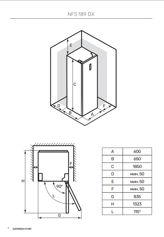 Kuppersberg NFS 189 DX