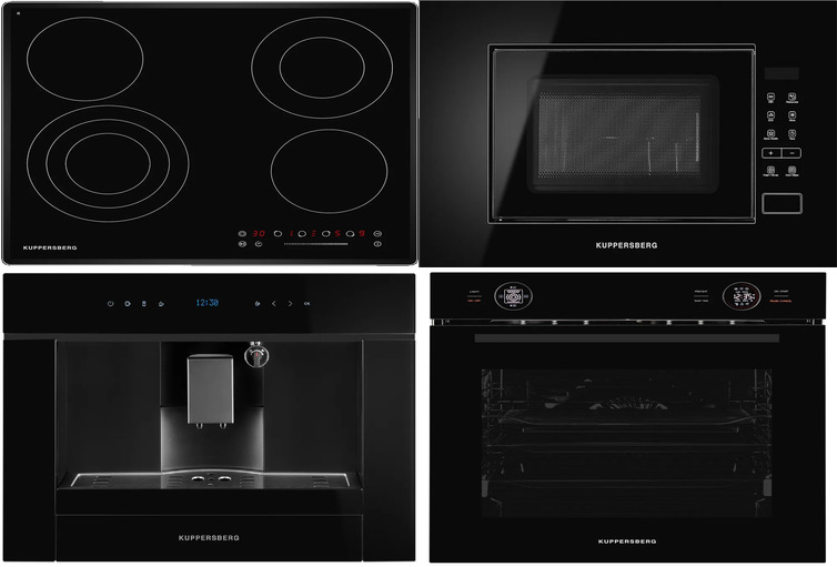 KUPPERSBERG ECS 632 F + HT 612 BLACK + HMW 620 B + KCM 182 BLACK